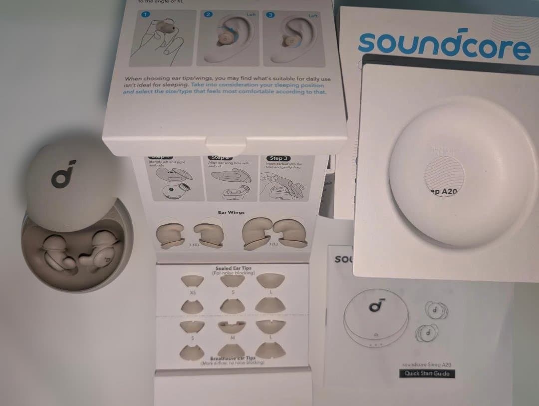 ★Soundcore Sleep A20 Bluetoothイヤフォン 除菌済★