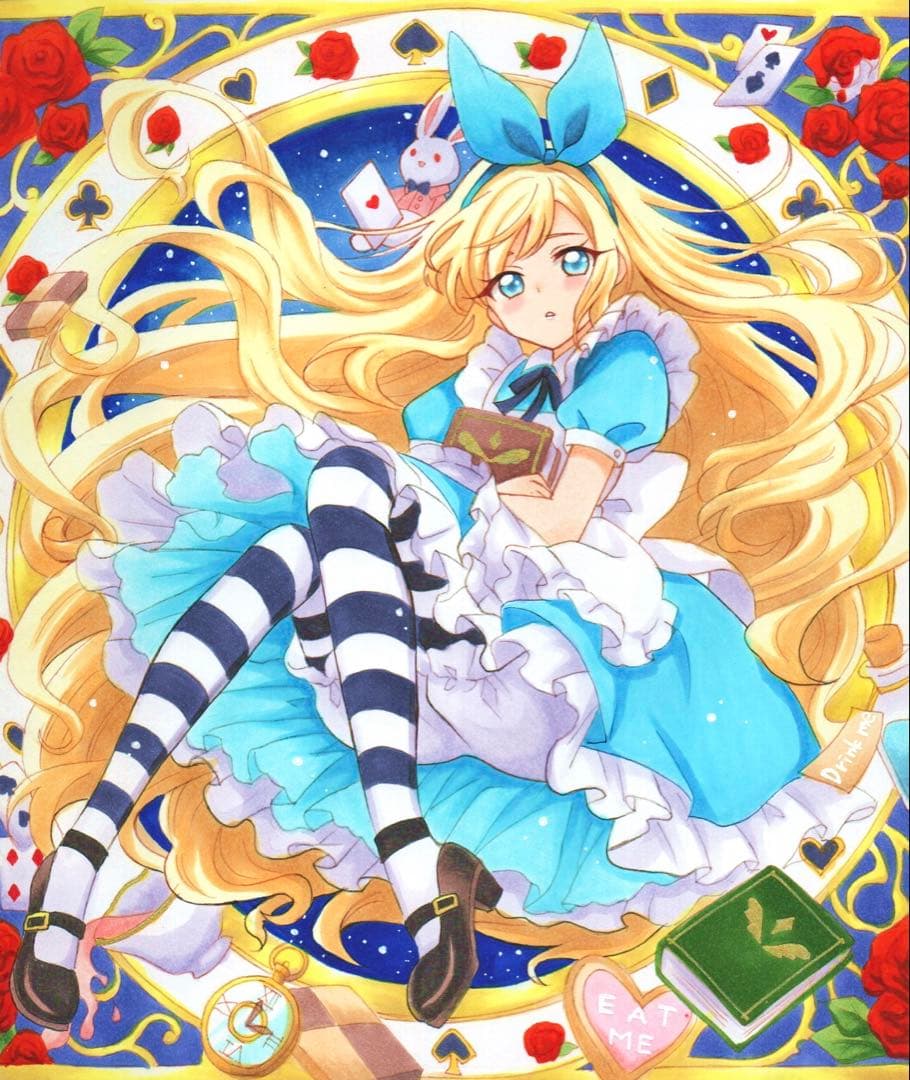 【2名募集】イラストオーダー.アナログ.小色紙.手描きイラスト
