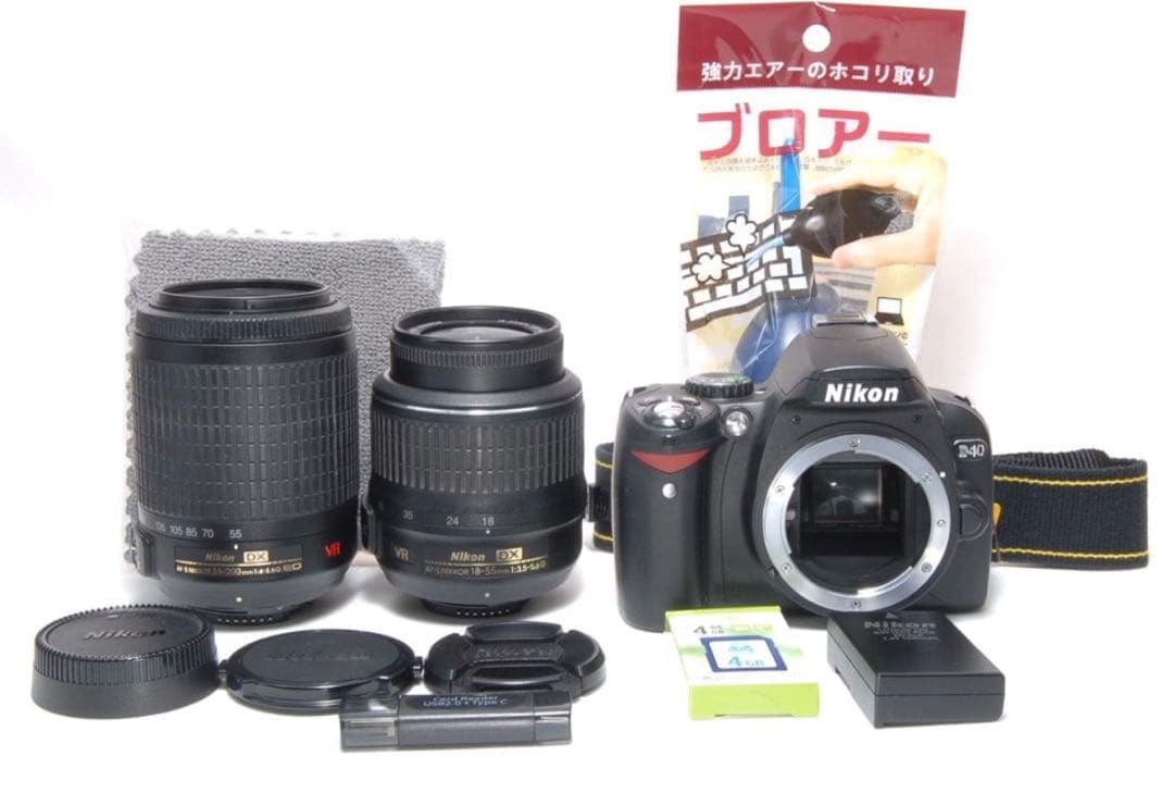 スマホ転送OK！Nikon D40✨名機で始める一眼レフライフ カメラ女子に人気