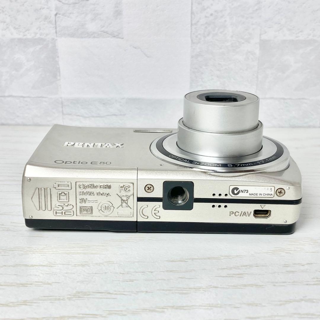 PENTAX Optio E80　動作確認済み♪単三電池で撮影！