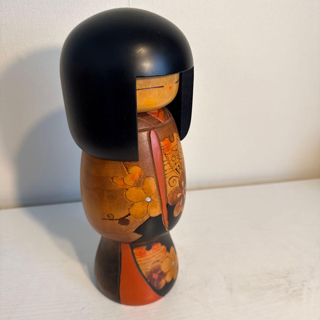 創作こけし 石村 作 雪輪 高さ約27cm おかっぱ 郷土玩具 民芸品 日本人形