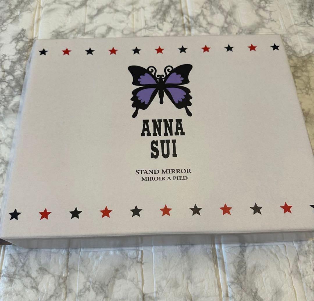 【レア】ANNA SUIアナスイコスメスタンドミラーブラックバタフライ