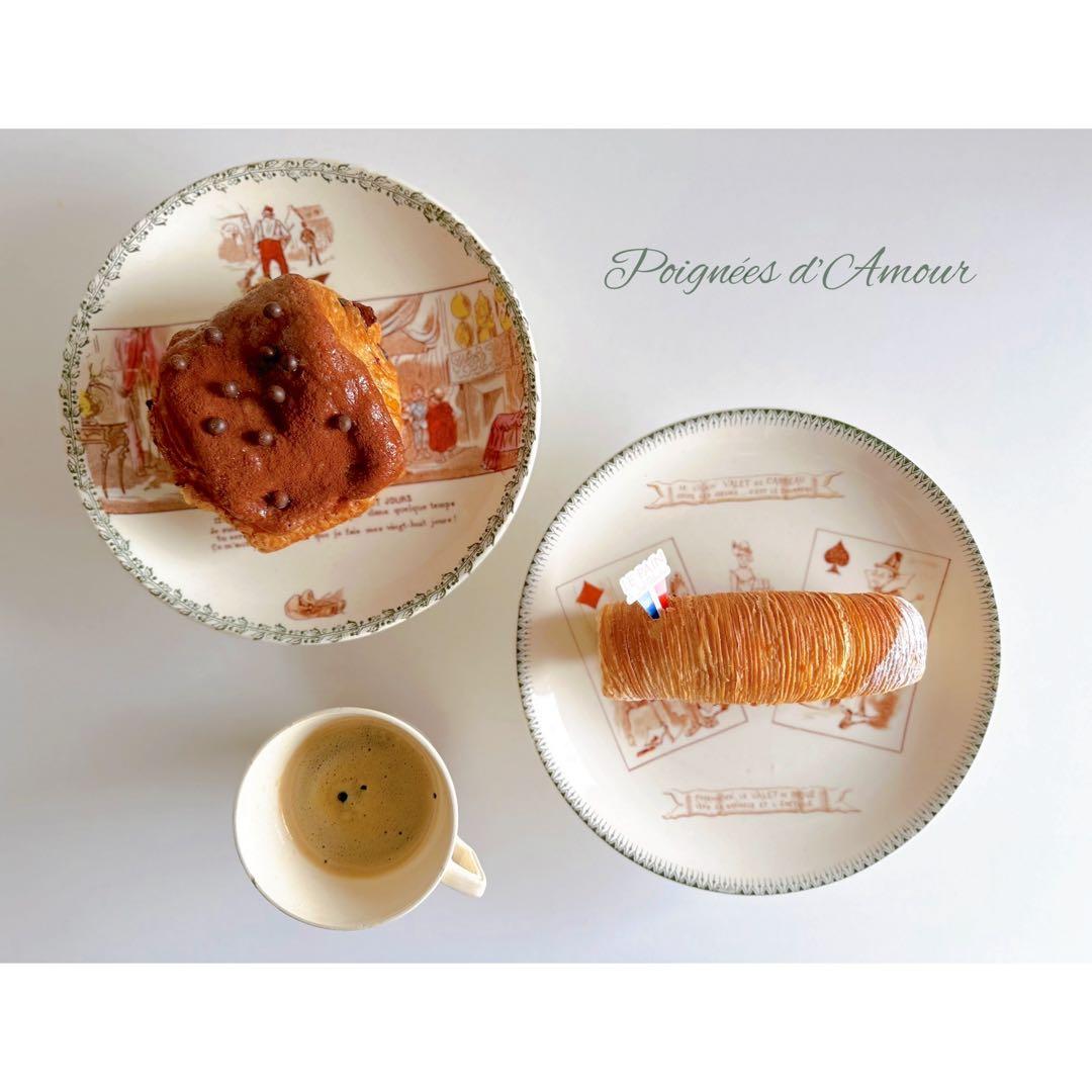 フランス アンティーク デザートプレート Choisy le Roi