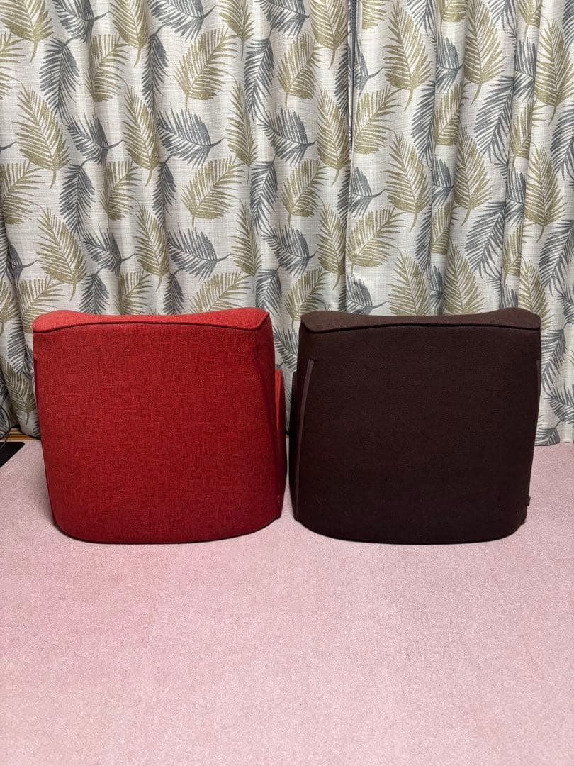 MTG スタイルドクターチェア Dr.CHAIR レッド&ブラウン2脚