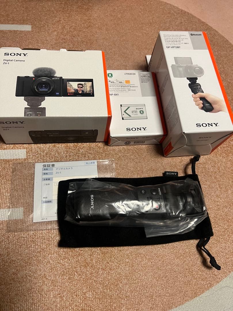 【美品】VLOGCAM ZV-1G シューティンググリップSONY