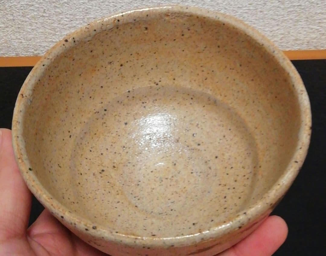 西岡小十　唐津焼　絵唐津　茶碗　共箱　共布　栞付　茶道具