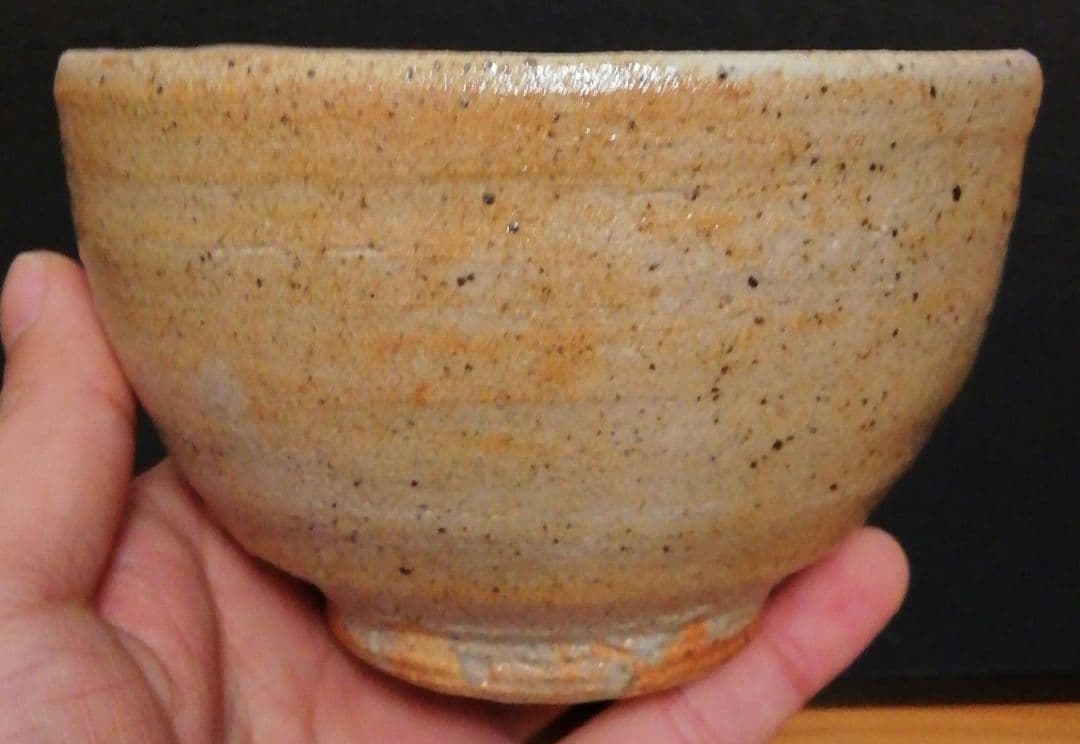 西岡小十　唐津焼　絵唐津　茶碗　共箱　共布　栞付　茶道具