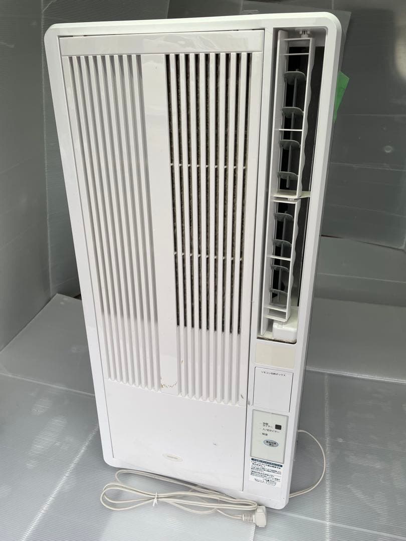 【動作品】コイズミ 窓用エアコン KAW-1602 2020年製 付属品完備