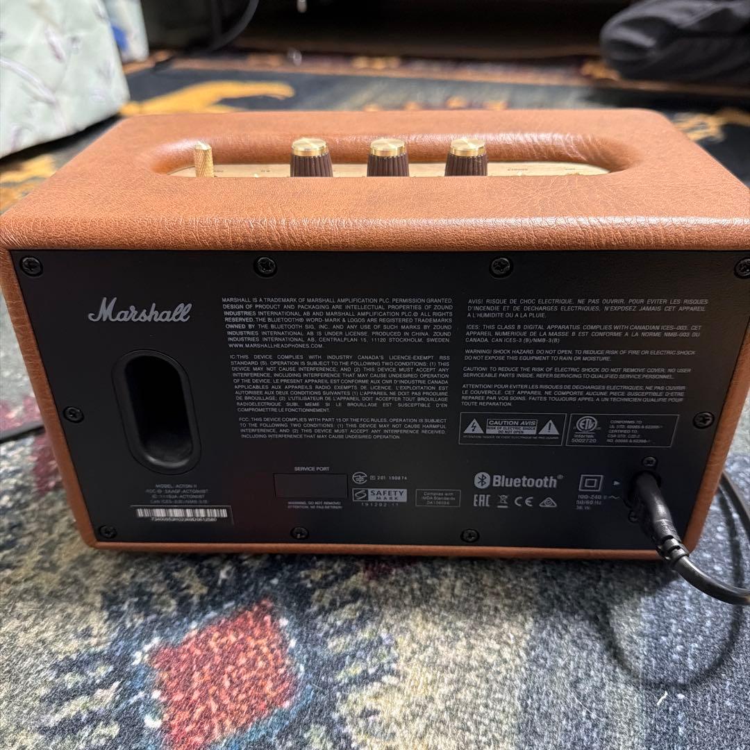 Marshall Acton ii ワイヤレススピーカー ブラウン