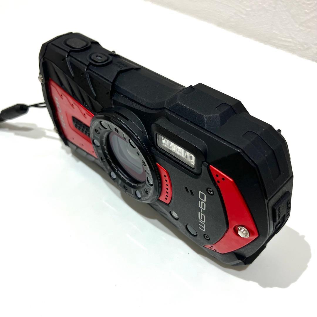 RICOH リコー デジタル カメラ WG-60 レッド 防水 耐衝撃 動作OK