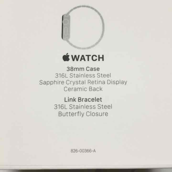 【大幅値下】★AppleWatch38mm ステンレススチール★MJ3E2J/A