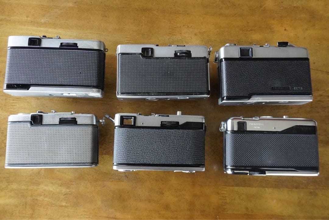 コンパクトフィルムカメラ　6台ジャンクセット