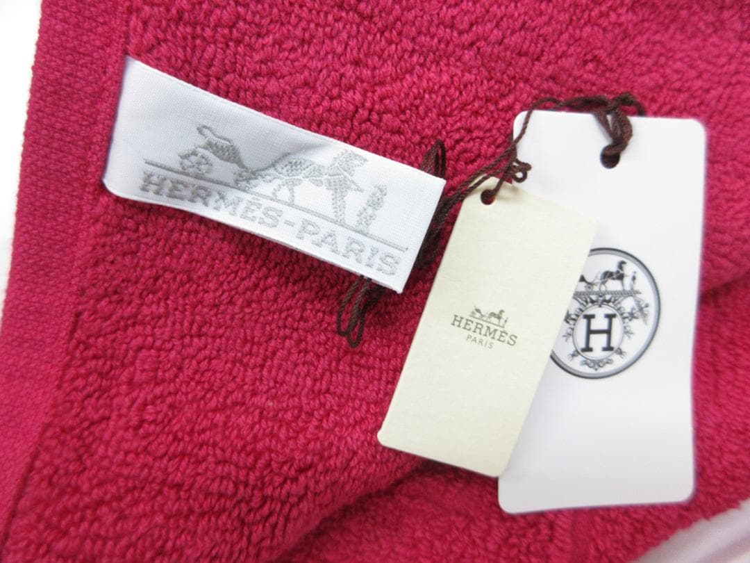 エルメス カレタオルステアーズ ローズ ハンドタオル ウォッシュタオル a