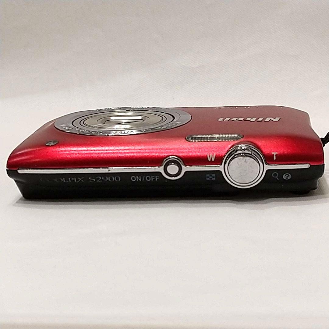 Nikon COOLPIX S2900 コンパクトデジタルカメラ デジカメ 赤