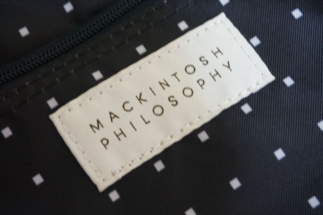Macintosh Philosophy ガーメント バッグ 黒