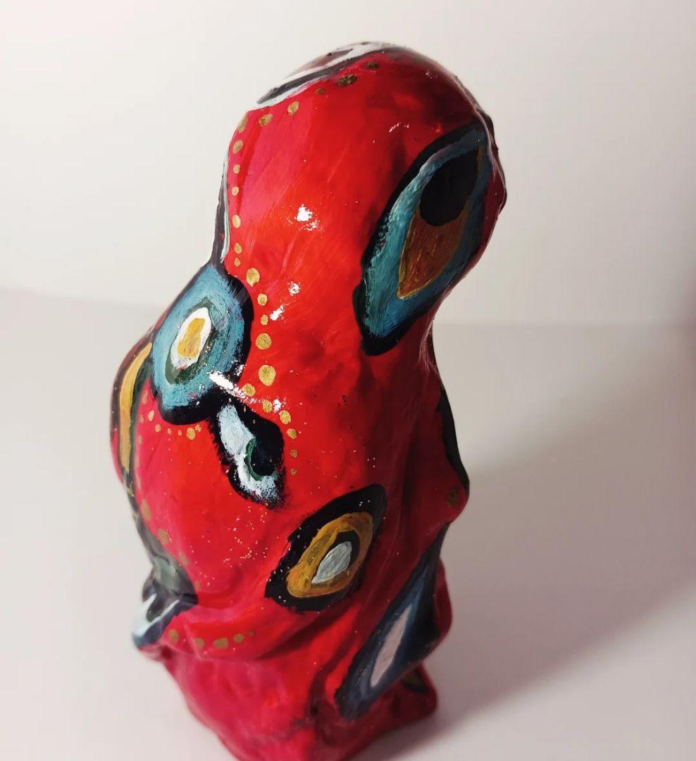 Clay Art object | 夢見る鳥