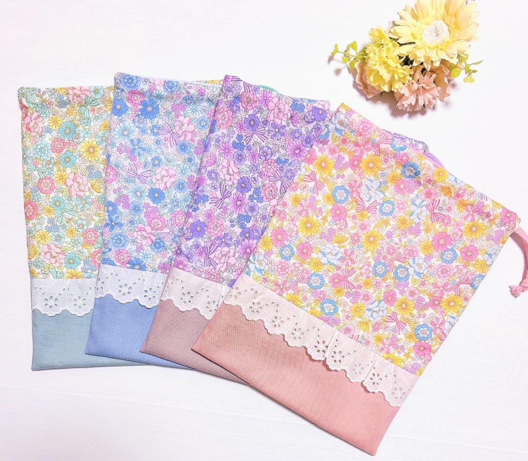 給食袋 ♡ テーブルクロス　入園入学　ランチマット　絵本バッグ　レッスンバッグ