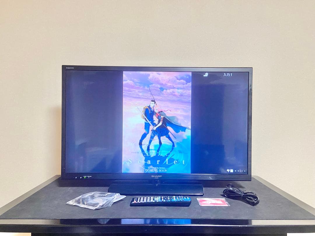 【すぐ使えます】SHARP AQUOS 32型テレビ｜HDMI×2・録画対応