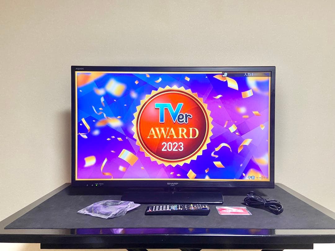 【すぐ使えます】SHARP AQUOS 32型テレビ｜HDMI×2・録画対応
