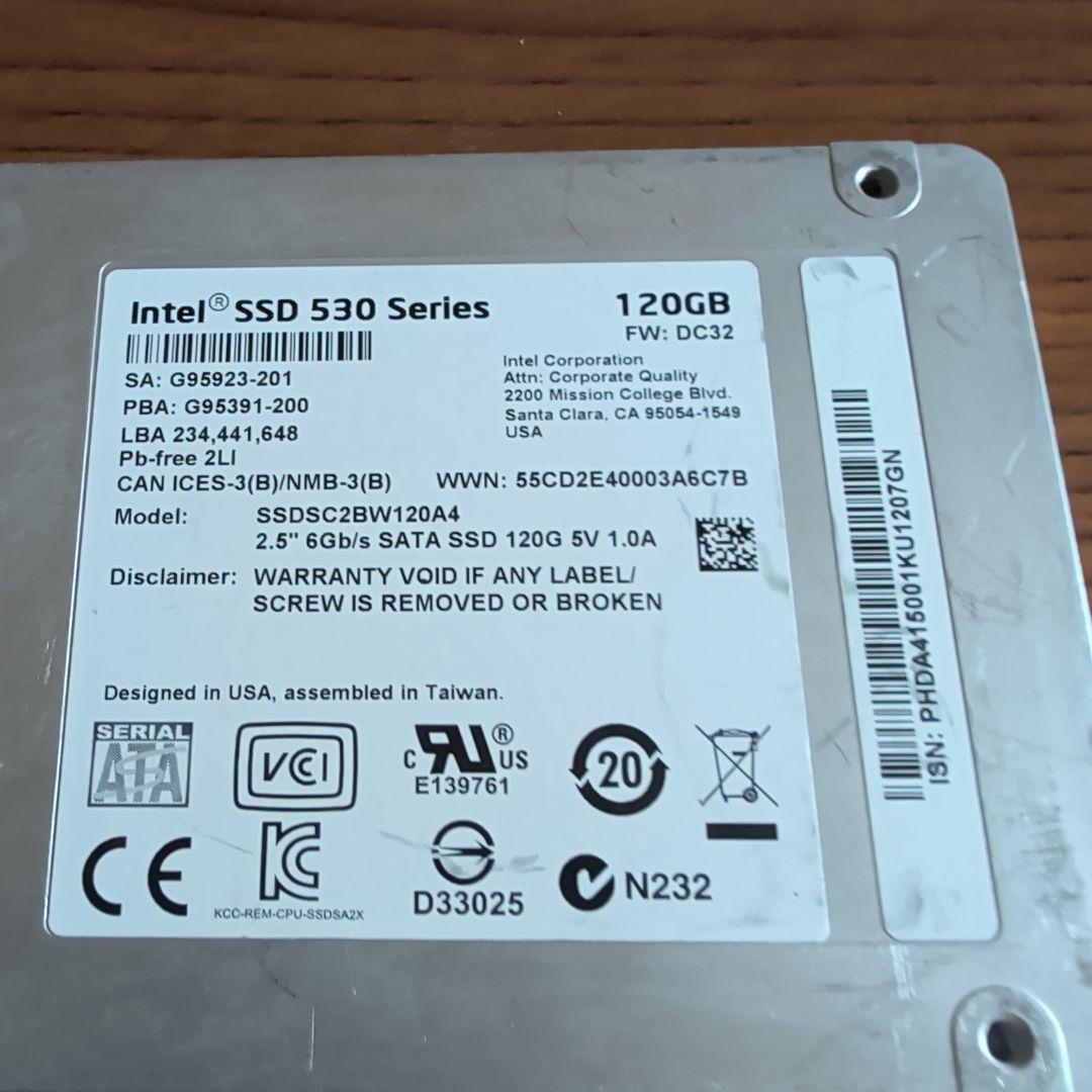 その他 intel/SSD530Series/SSD320Series120GB