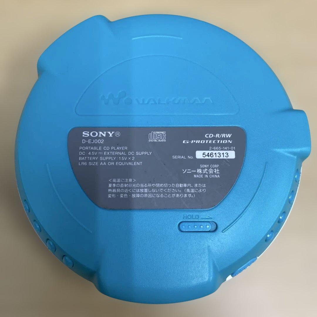 SONY D-EJ002 ポータブルCDプレーヤー 動作確認済