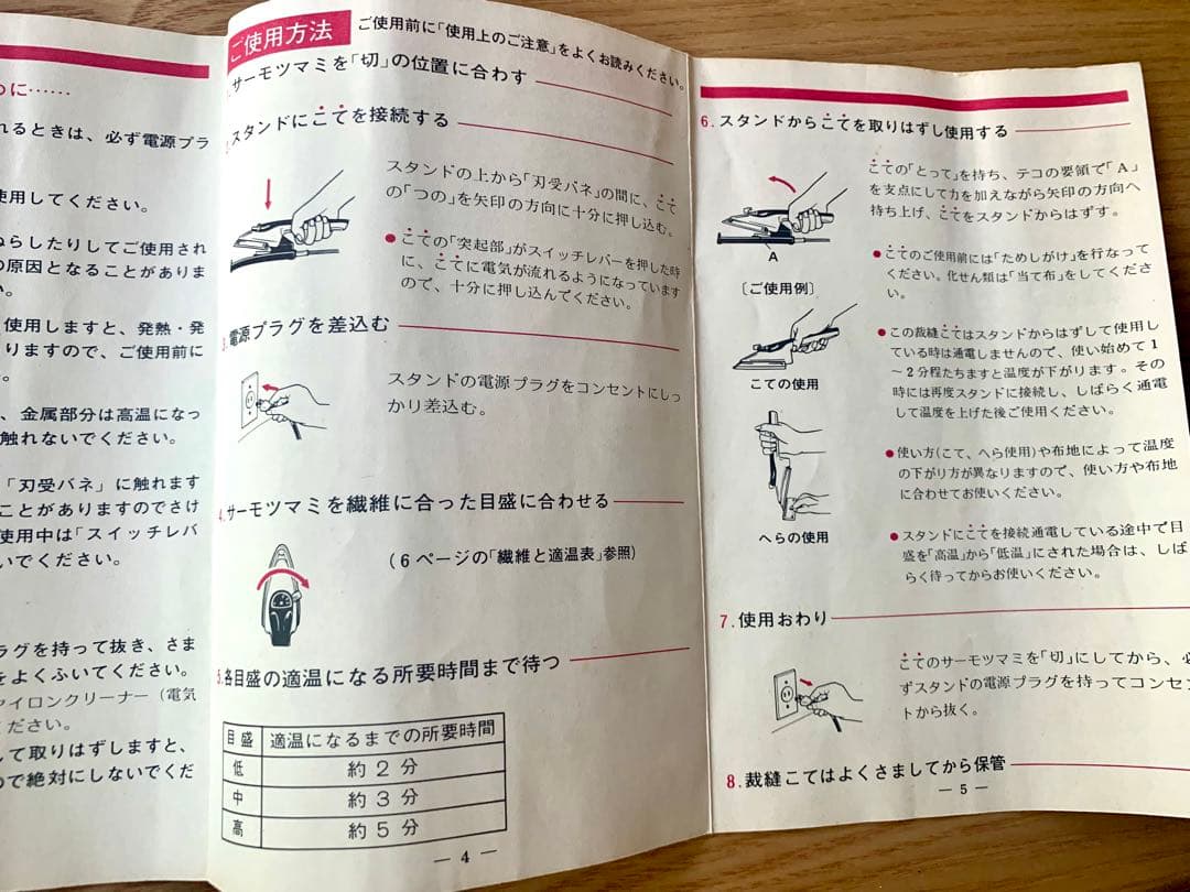 【レア】ナショナル裁縫コテNI-210コードレス古民家お洒落インテリアにおすすめ