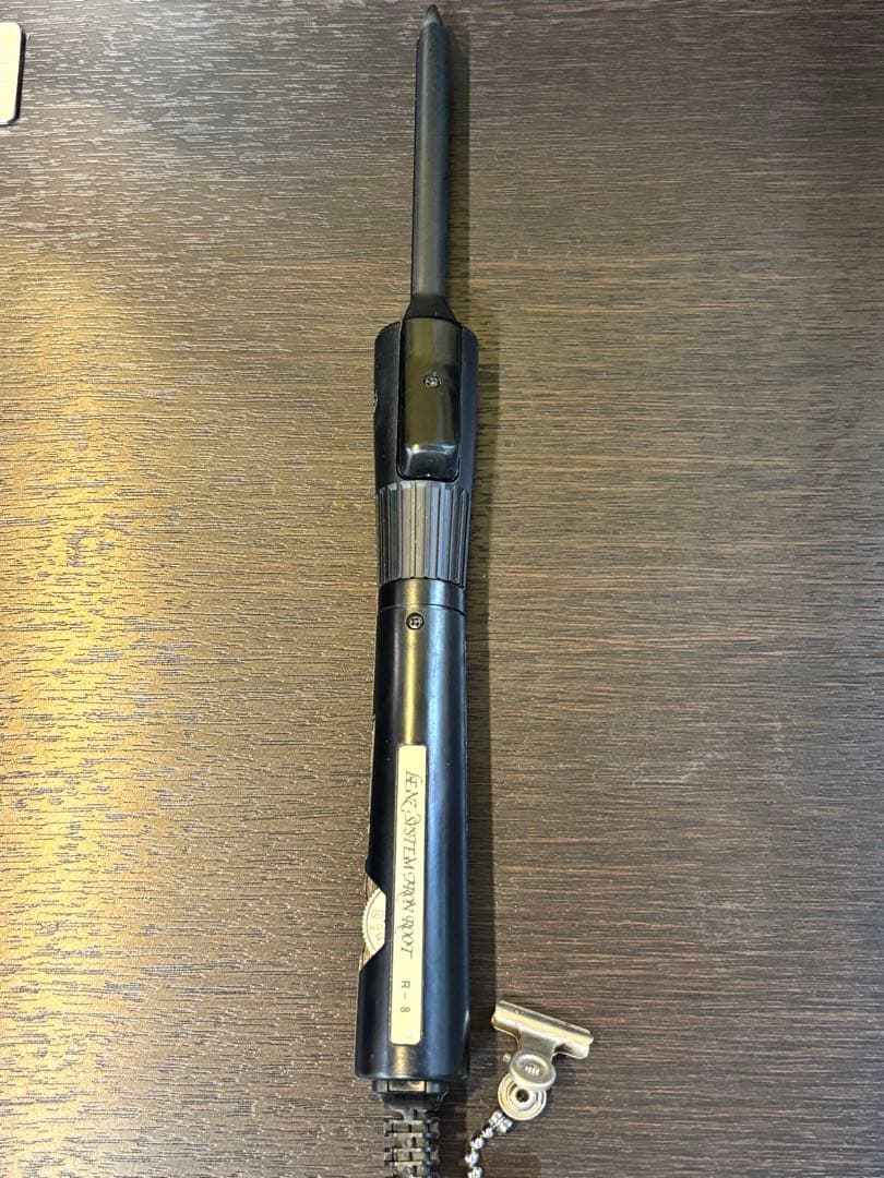 超美品　LENZ Ｒ-8元巻きレンツ丸アイロン8㎜　理容アイロン
