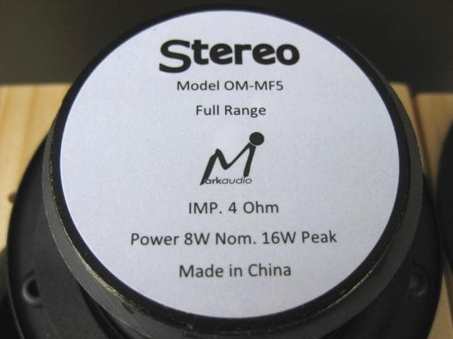 mark audio フルレンジスピーカー　自作　ペア