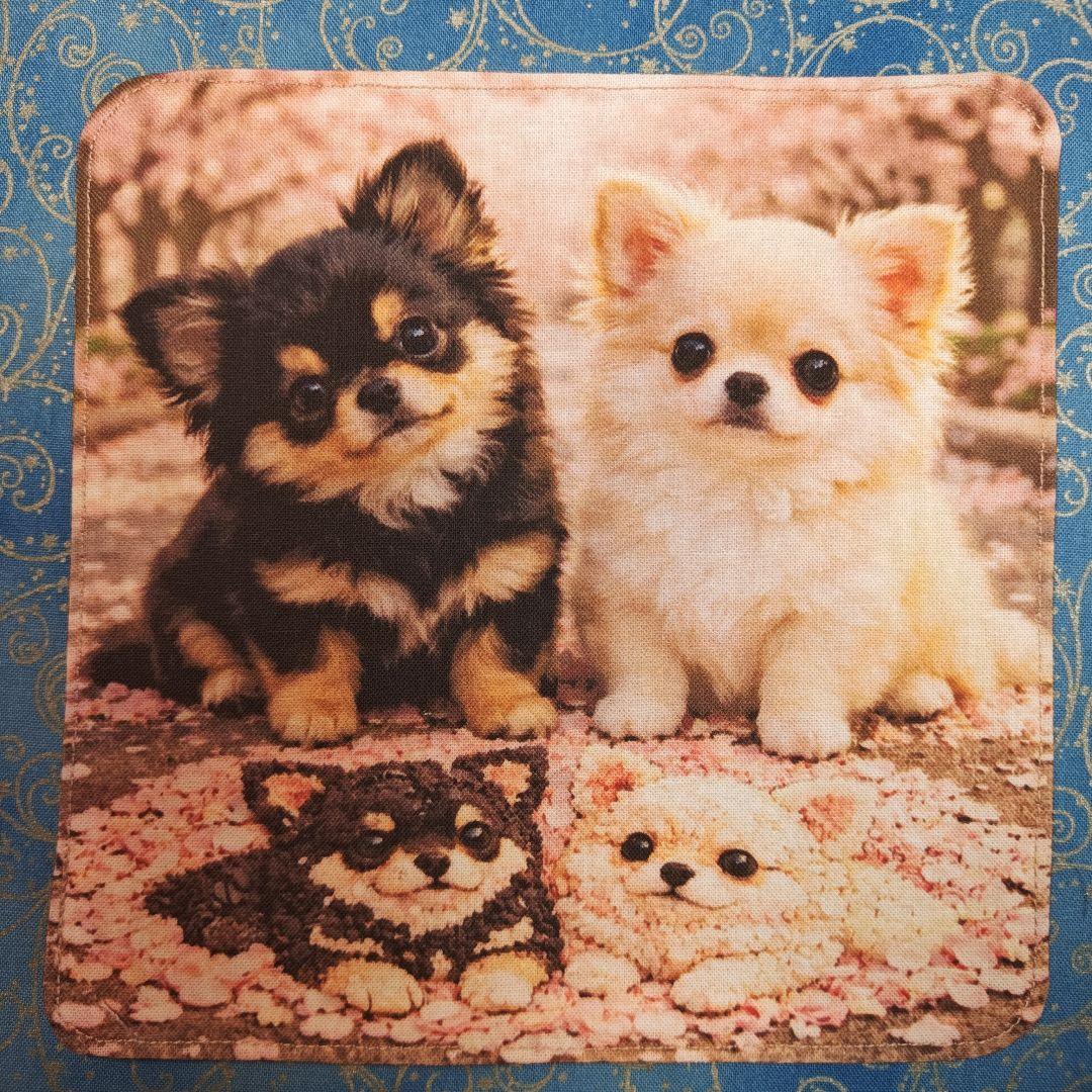 ご確認用　❤︎.* An ❤︎.*様　ハンカチ　チワワちゃん柄ハンドメイド