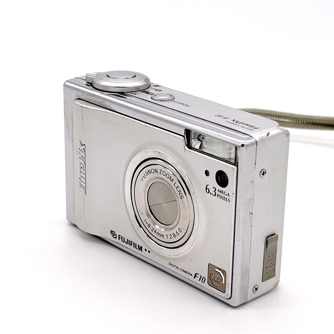 動作確認済み　FUJIFILM FinePix F10 シルバー　コンデジ