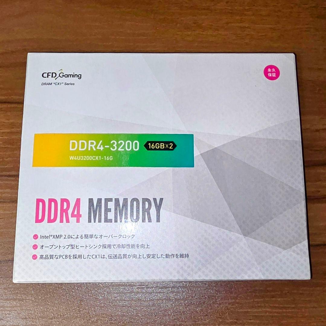 メモリー CFD Gaming DDR4-3200 16GBx2