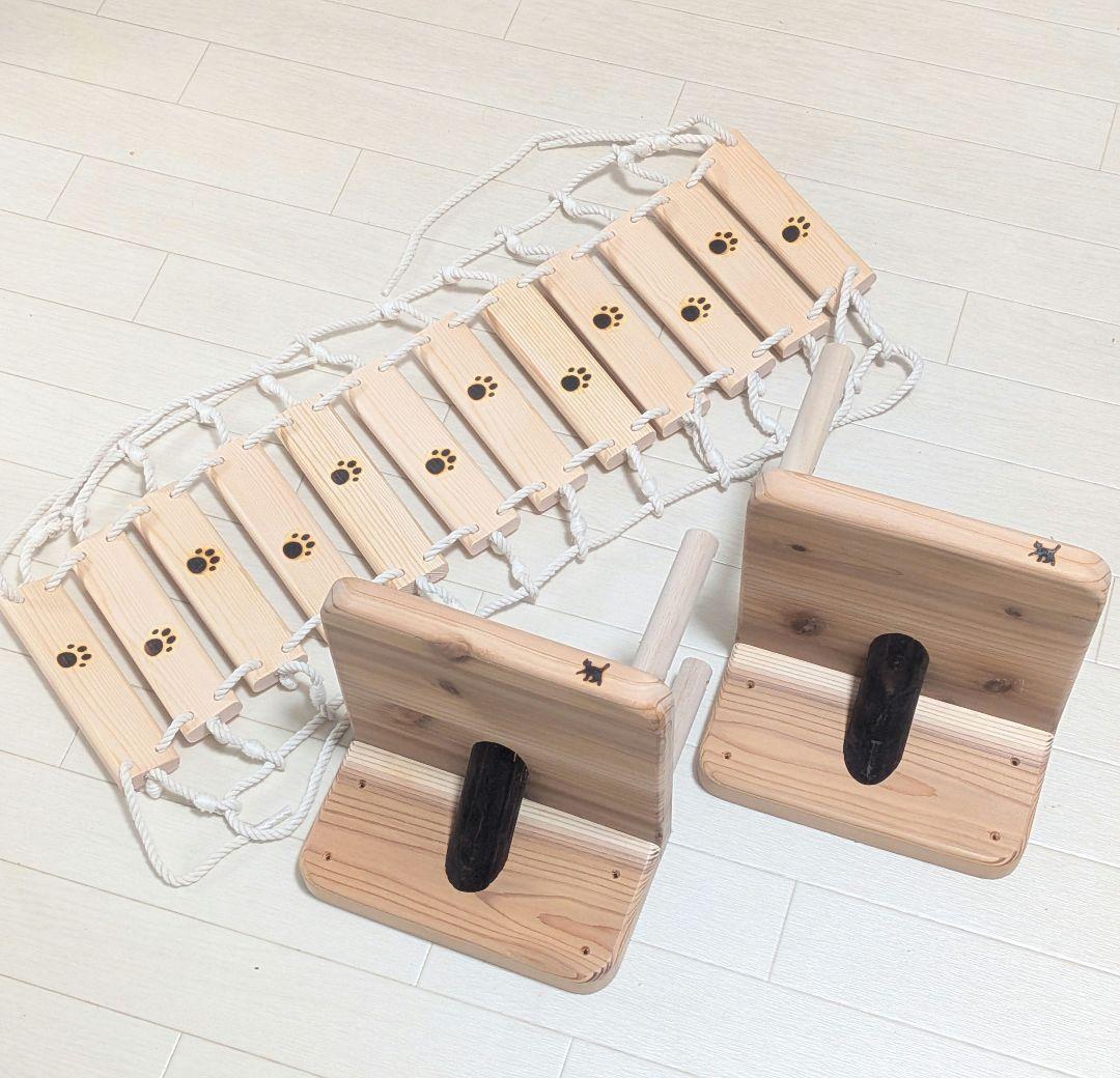 No22 猫用吊橋　キャットウォーク　ハンドメイド