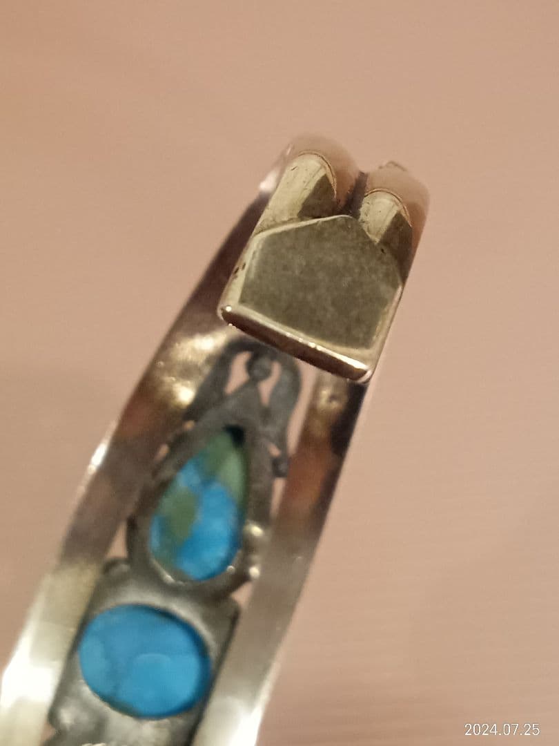NAVAJO ナバホ族 インディアン バングル ブレスレット ターコイズ