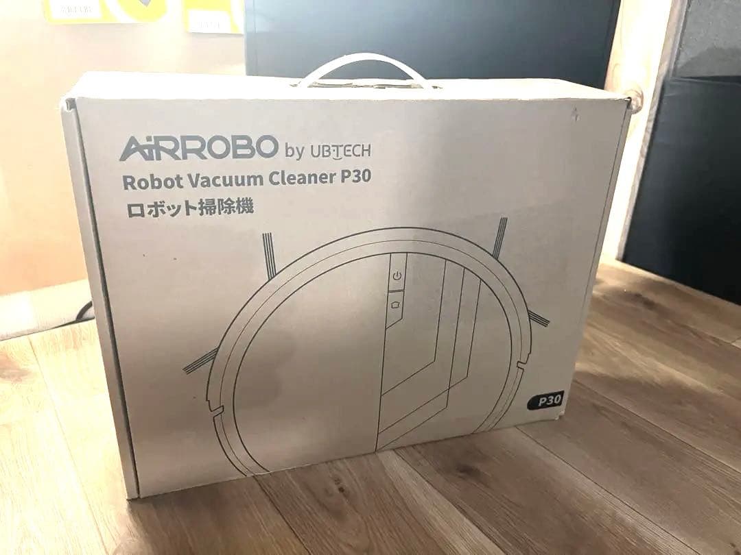 美品airroboロボット掃除機 水拭き 両用 2025年 強力吸引 予約清掃