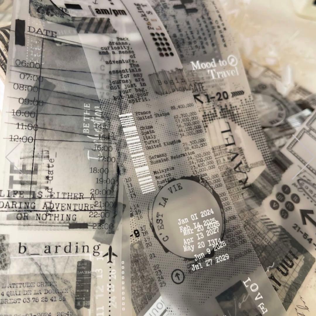 ⭐️SALE⭐️Journal pages 海外マスキングテープ　マステ【1868】