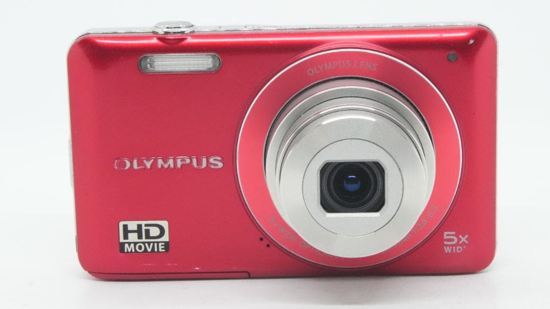【B2107】 OLYMPUS VG-120 レッド オリンパス