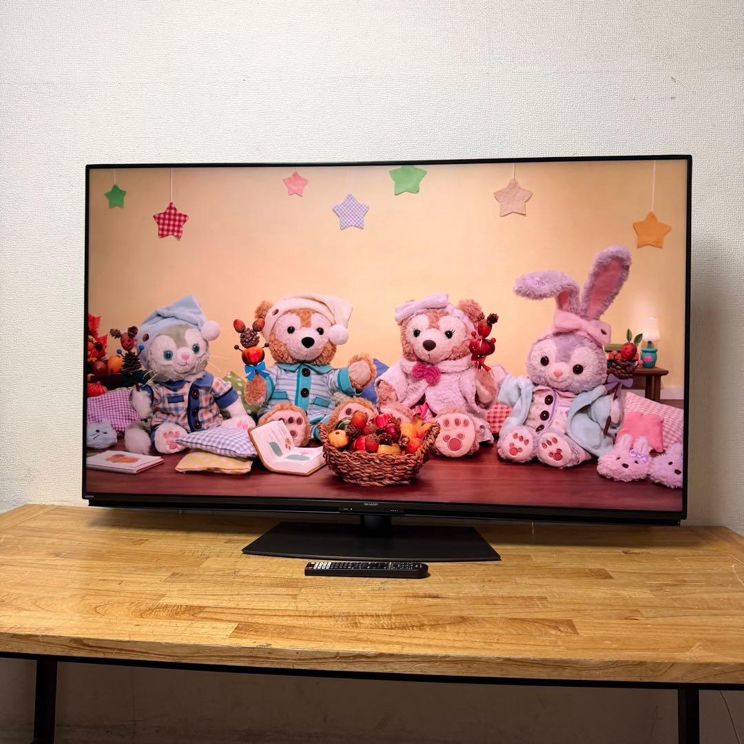 SHARP 60V型 4K 液晶テレビ AQUOS 4T-C60DN1 24年製