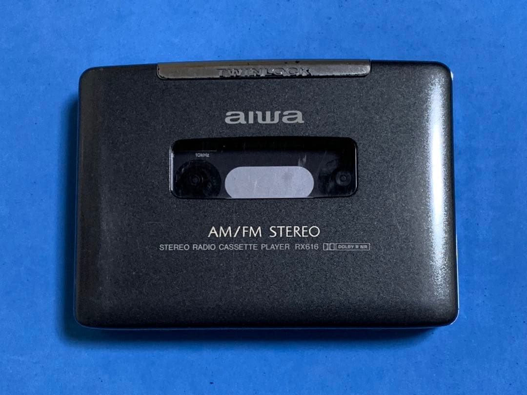 aiwa RX616 AM/FM カセットプレーヤー