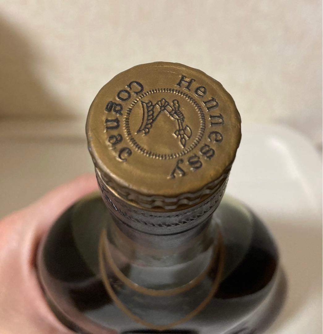 Hennessy COGNAC ヘネシーXO 金キャップ　グリーンボトル　未開栓