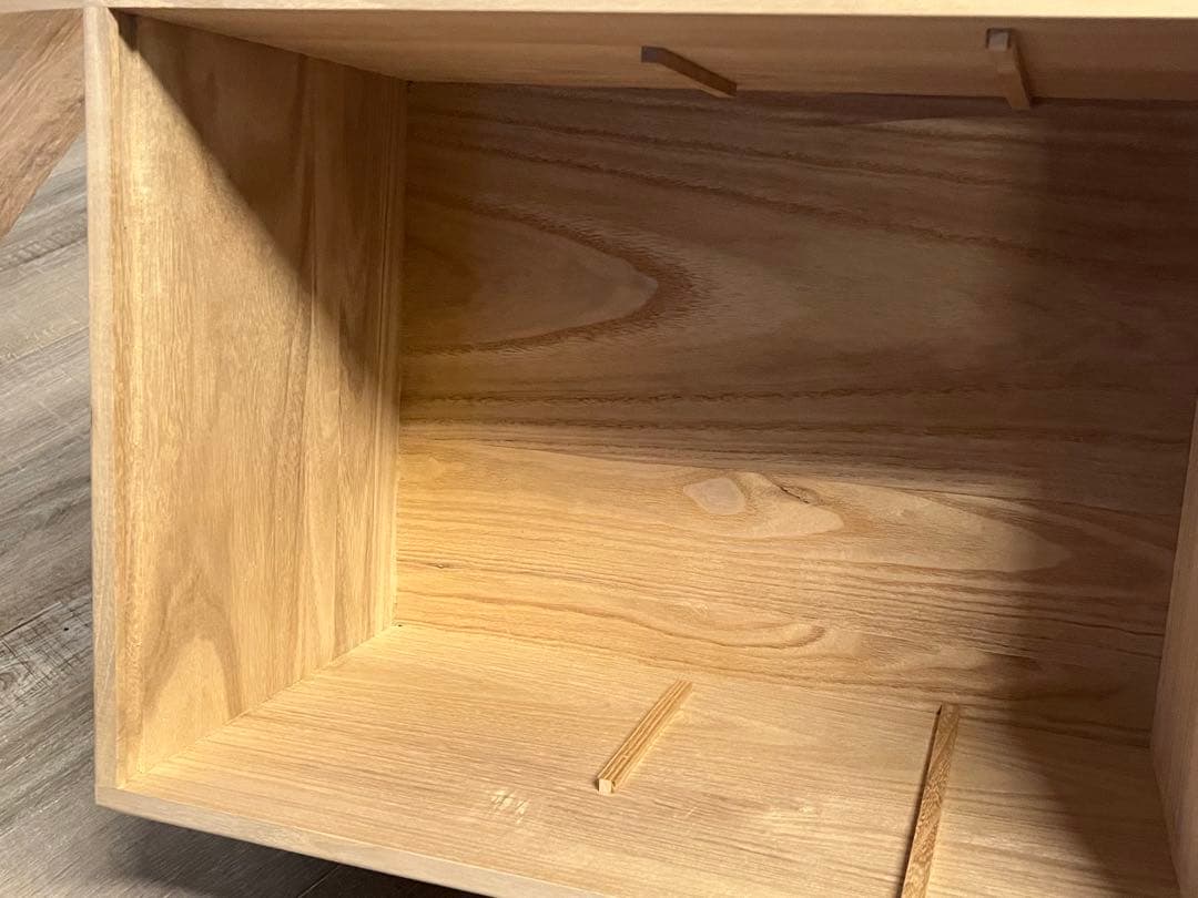 茶道具 棚 旅箪笥 桐木地 煎茶道具茶棚茶箱利休好写美品未使用 共箱付 「靖」