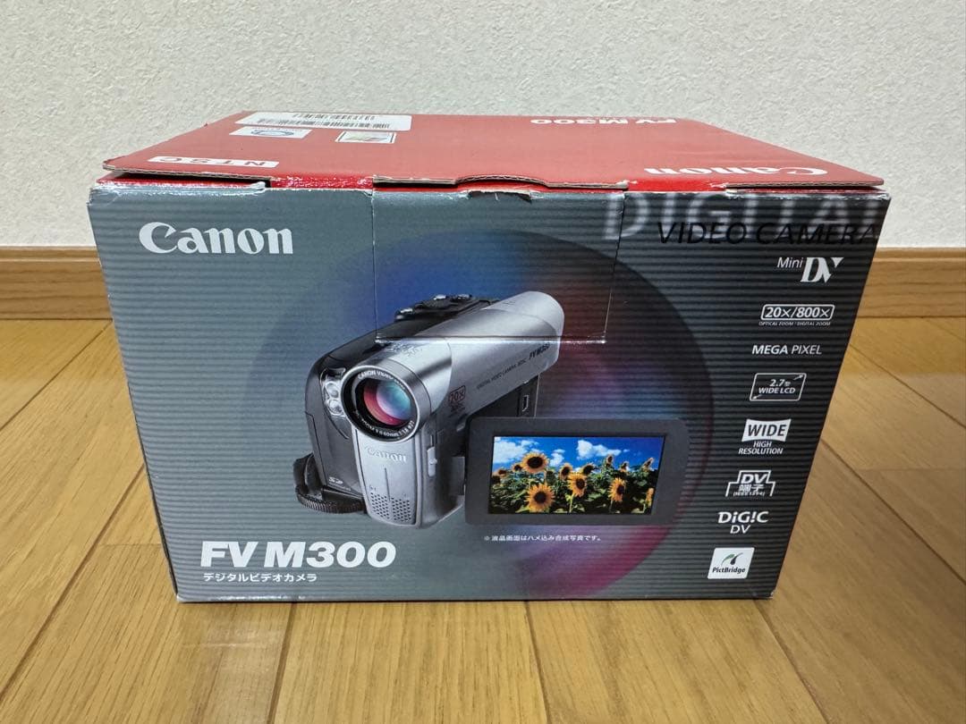 【通電確認済・動作未確認】Canon FV M300 デジタルビデオカメラ