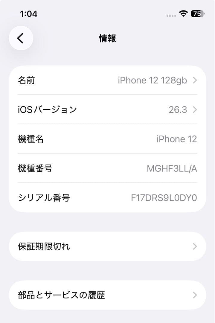 iPhone 12 128GB ブルー SIMフリー 画面美品