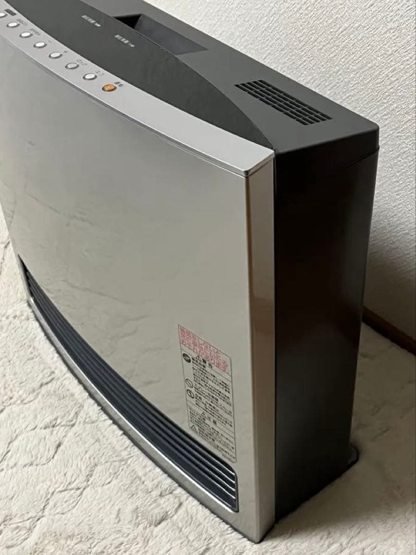 ガスファンヒーター　GFH-4003D-WS シルバー　ノーリツ　都市ガス用
