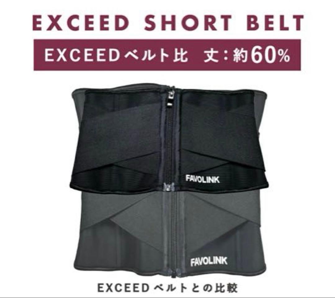 EXCEED SHORTベルト安井友梨　ウエストシェイパー　補整　ファボリンク