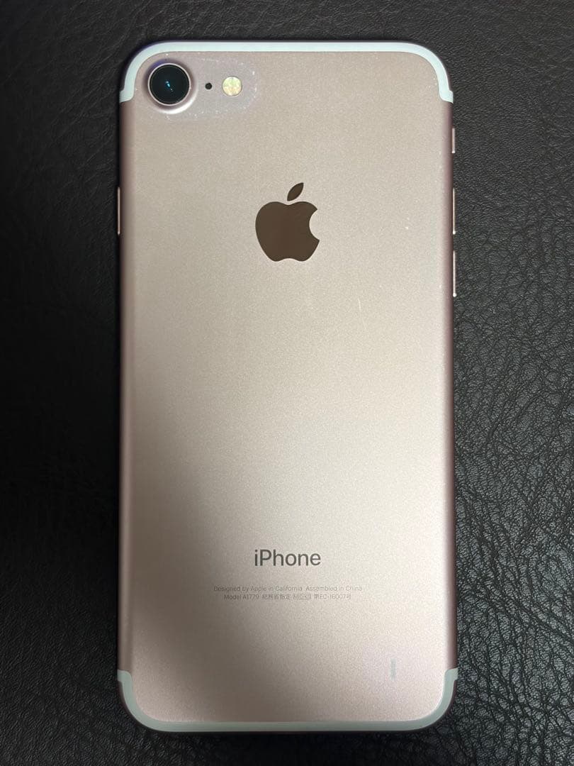 iPhone 7 128GB SIMフリー ローズゴールド 動作良好 初期化済