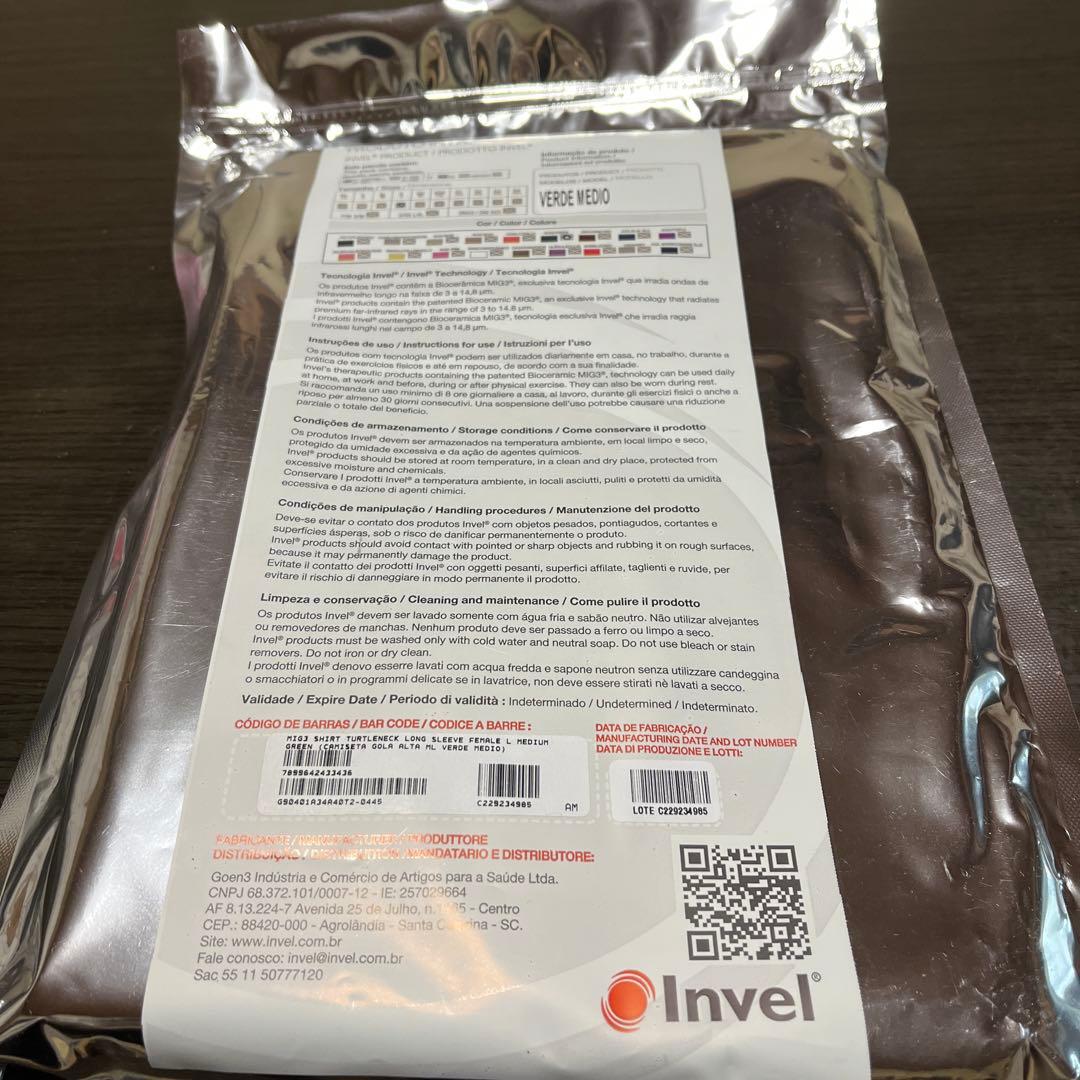 インヴェルハイネック長袖レディースL