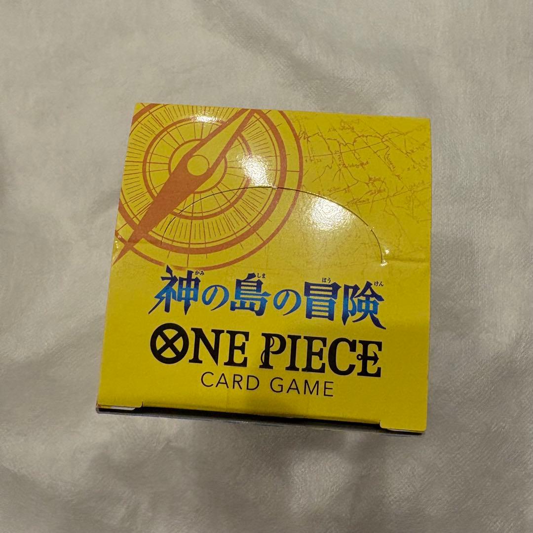 ワンピースカードゲーム ブースターパック 神の島の冒険 ボックス テープカット済