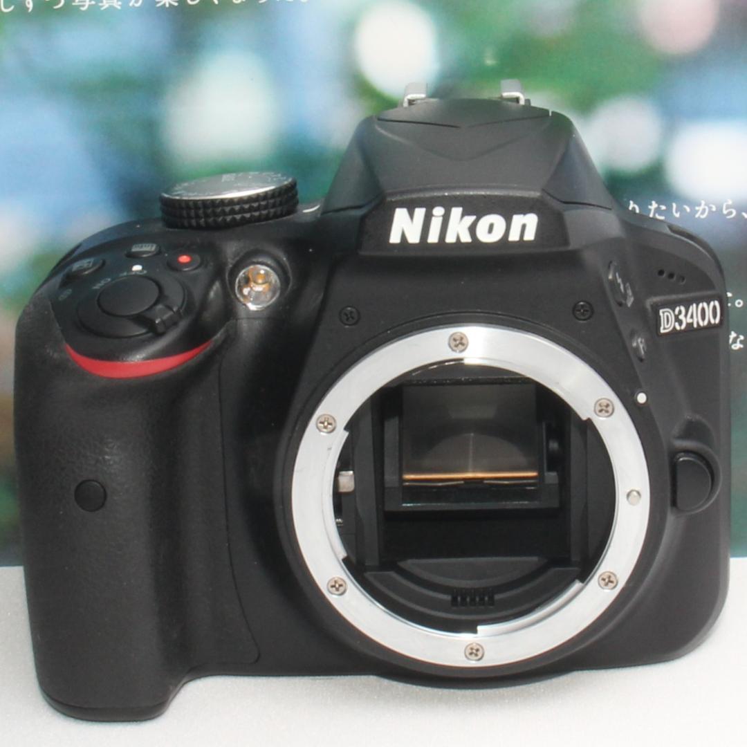 ❤️Bluetooth Wi-Fi搭載❤️Nikon D3400 近遠対応レンズ