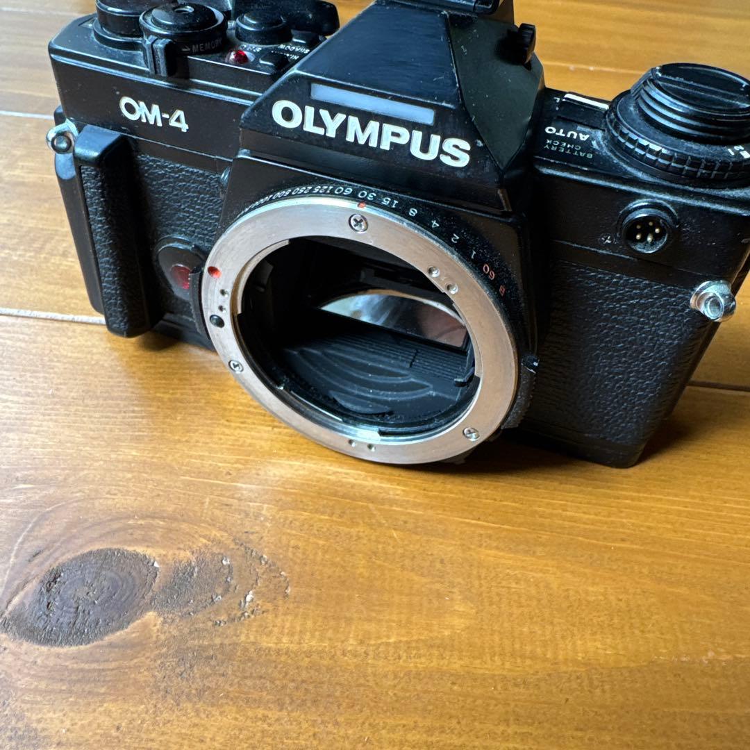 OLYMPUS OM-4 ジャンク データバック グリップ 前キャップ