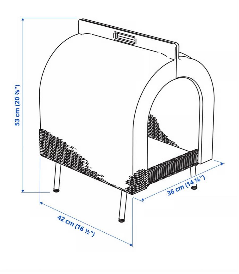 IKEA UTSADD ウートソッド　キャットハウス　クッション付